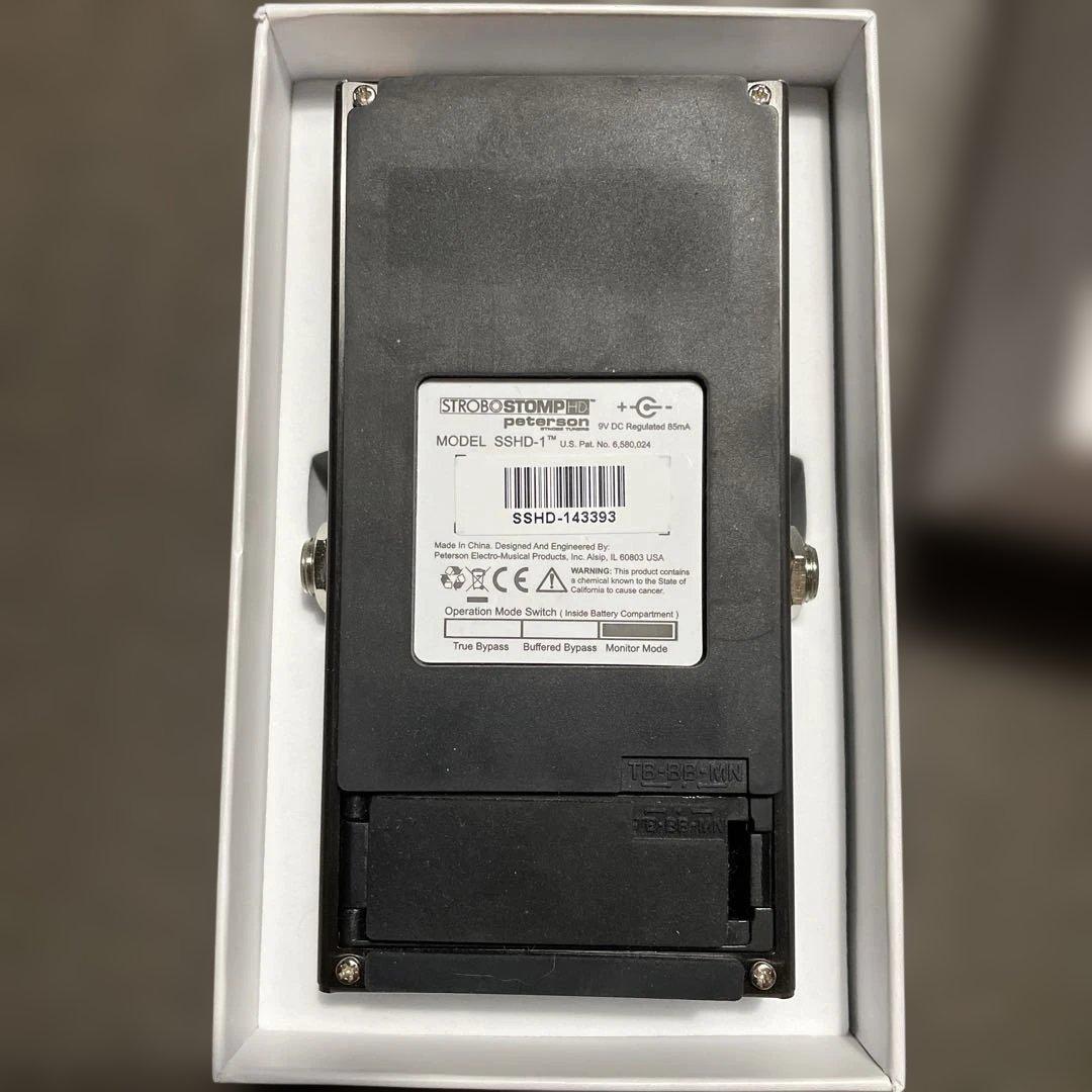Peterson STROBO STOMP HD ストロボチューナー　美品中古