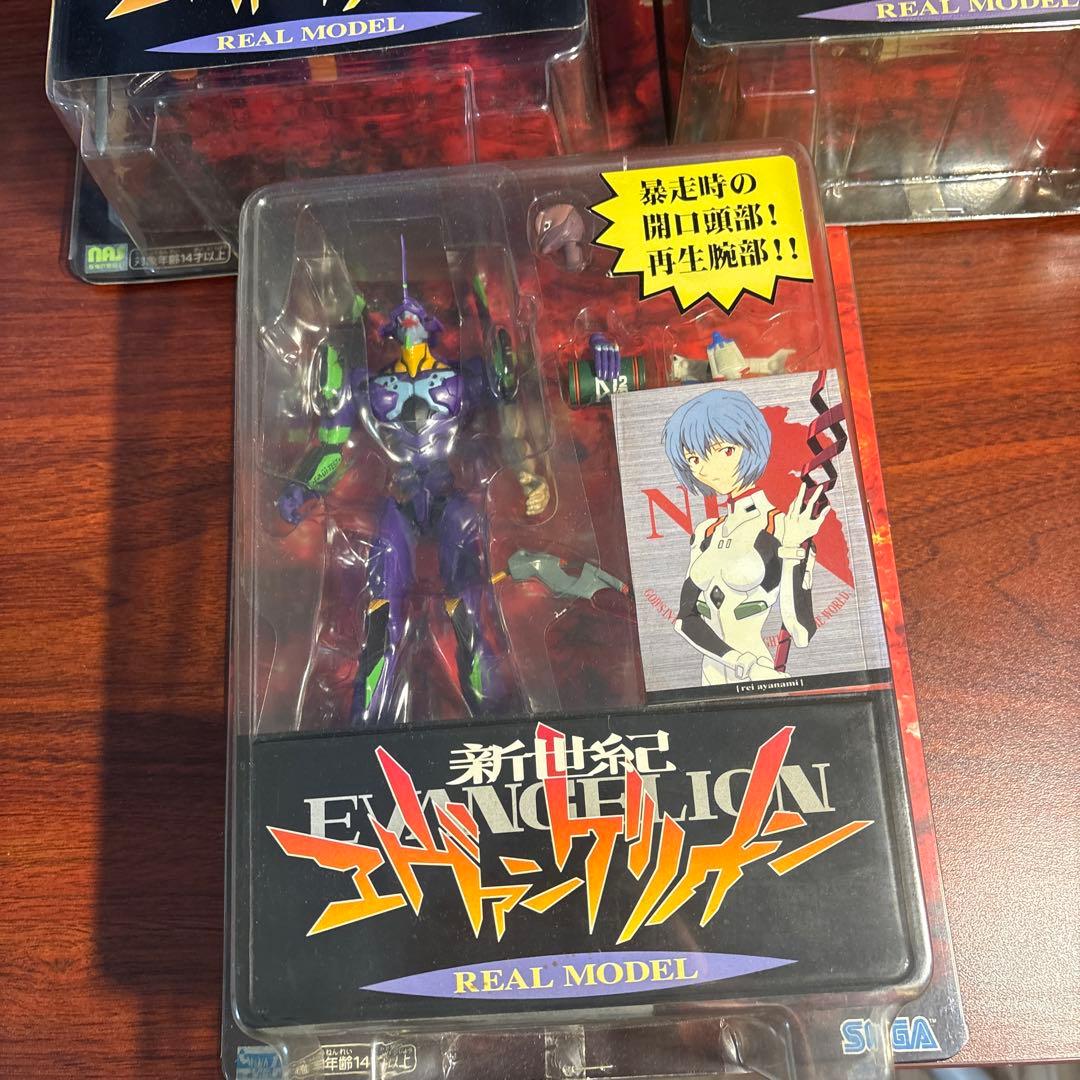 新世紀エヴァンゲリオン REAL MODEL 3個セット SEGA
