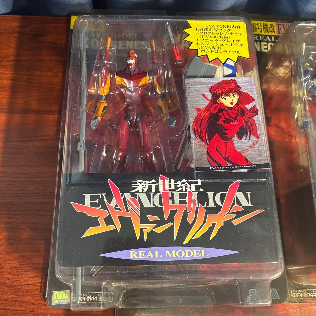 新世紀エヴァンゲリオン REAL MODEL 3個セット SEGA