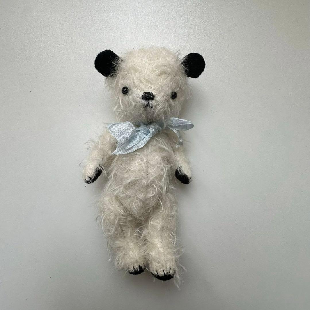 黒ミミ白熊のオレオくん ぬいぐるみ アーティストベア テディベア 海外作家様