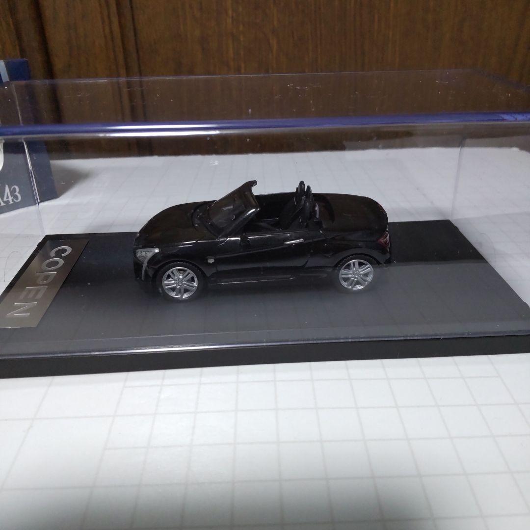 ダイハツ コペン ローブ ブラックマイカメタリック 1/43 ホビージャパン