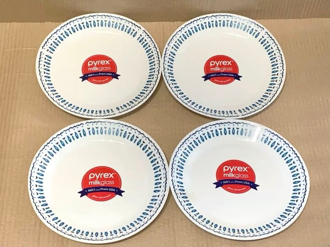 レア　新品8枚　パイレックス　PYREX アローズ　サラダ　プレート 皿
