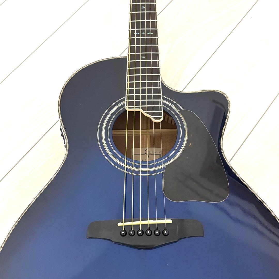 極美品 S.YAIRI エレアコ YE-5M/BB ブルーサンバースト ヤイリ