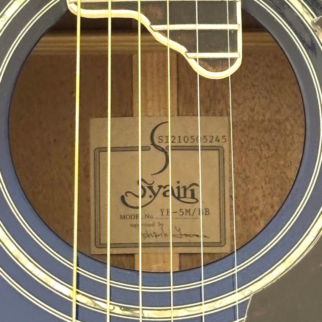 極美品 S.YAIRI エレアコ YE-5M/BB ブルーサンバースト ヤイリ