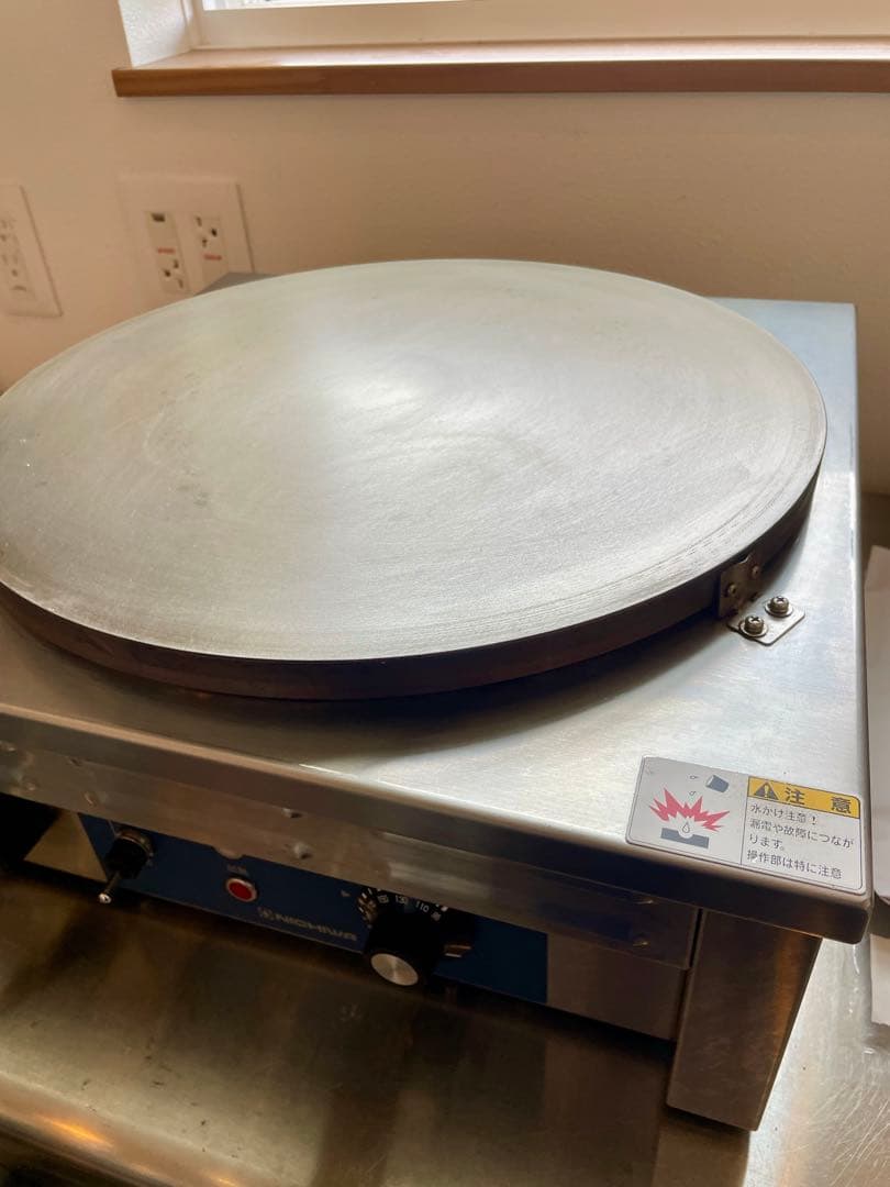 2023年製 状態良好☆ ニチワ 電気クレープ焼器 単相200V CM-410H
