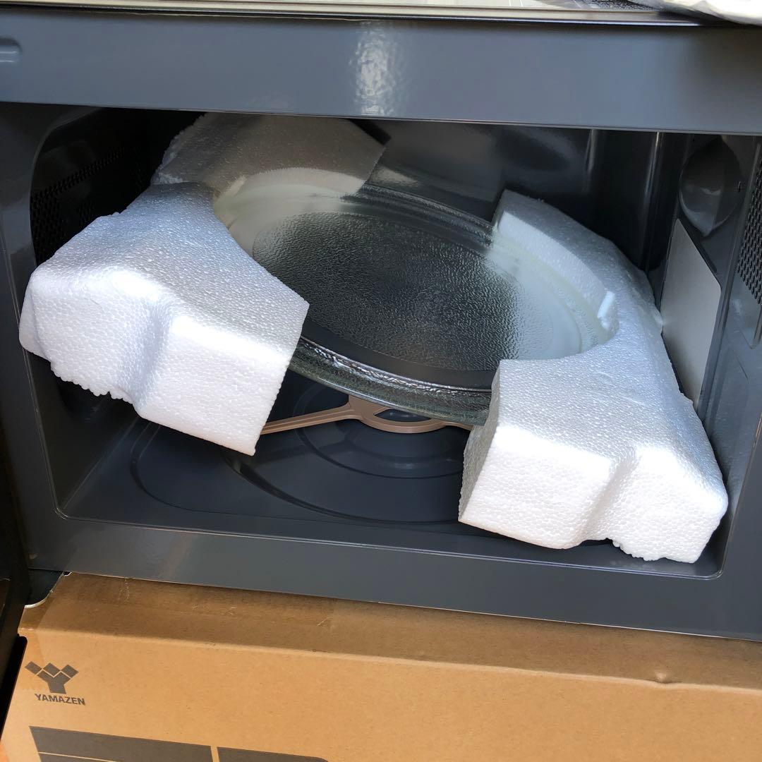 り60● [山善] 電子レンジ 17L 全国対応 YRM-HF171(B)未使用