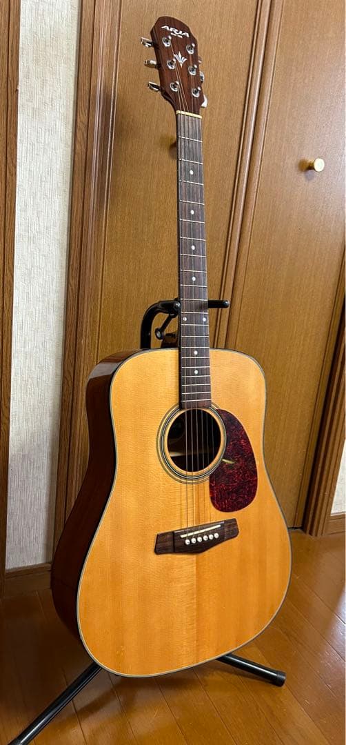 Aria ADW-300 SN アコースティックギター 調整済 ソフトケース付