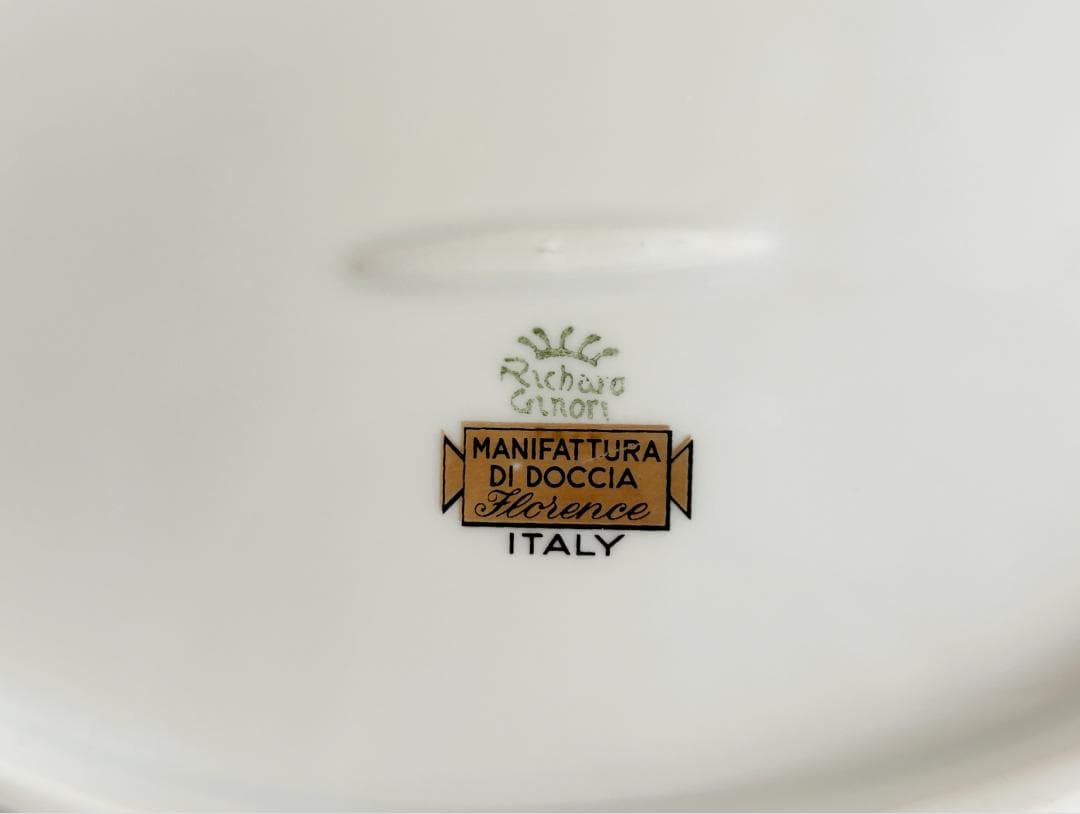 リチャードジノリ アンティークローズ シェルディッシュ L