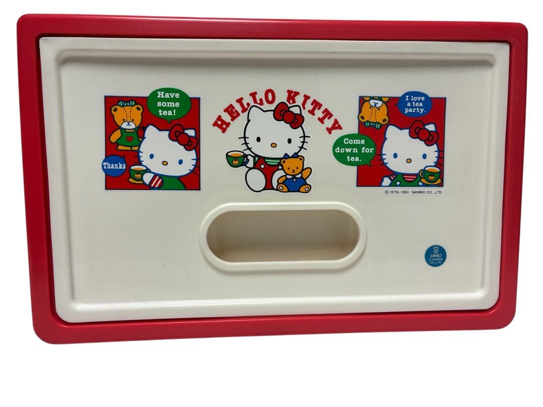 【平成レトロ】1991年 サンリオ ハローキティ 収納ボックス 衣装ケース