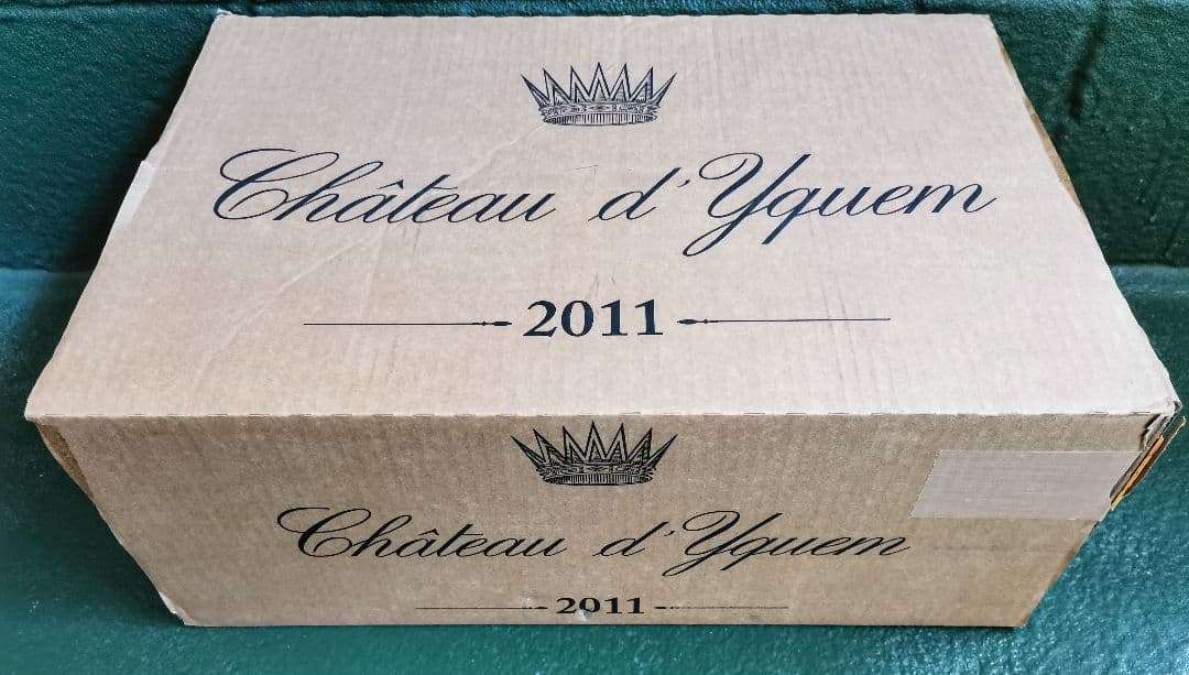 フランスボルドーソーテルヌ世界最高貴腐ワイン木箱、2011’シャトー・ディケム