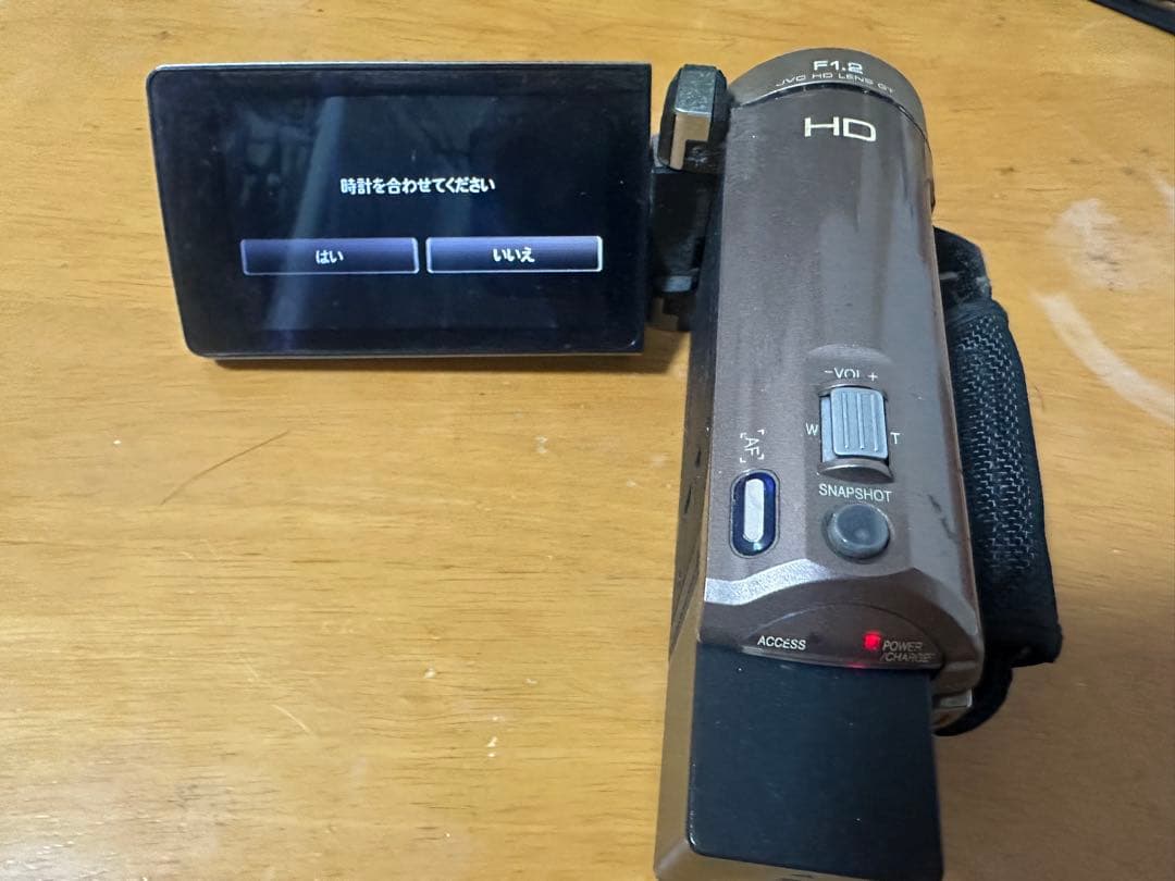 HDビデオカメラ シルバー レッド ブラウン 3台セット