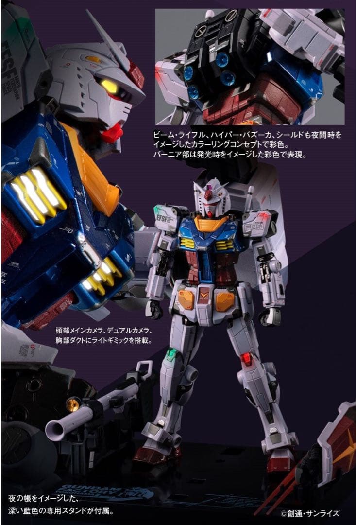 超合金ガンダムRX-78F00 -Night illuminated ver.-