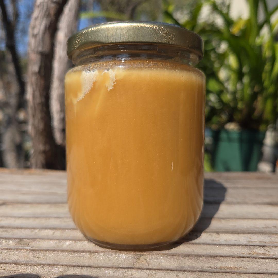 キャラメル状結晶蜜300g+純粋天然生百花蜜300g