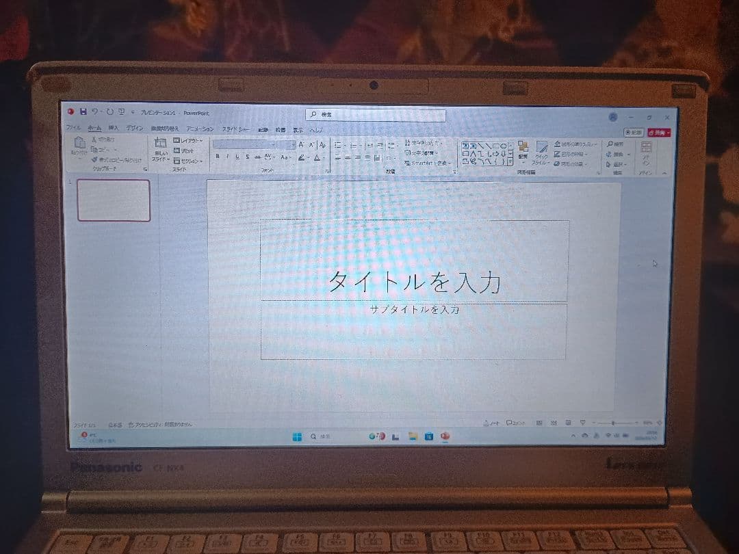 超美品Panasonic Let's note Office2024整備済み ①