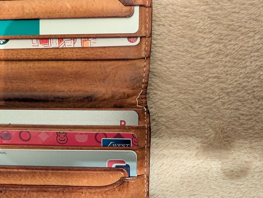 ガンゾ　レザー　長財布