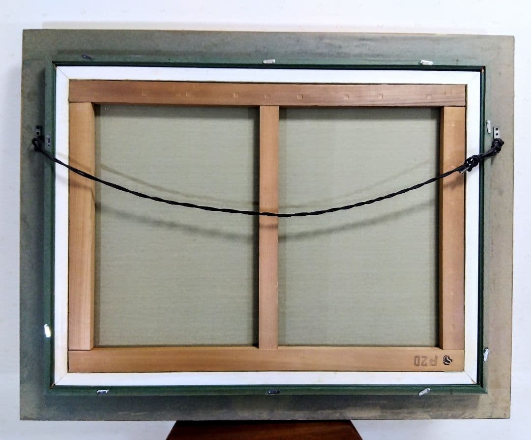風景画　油彩画　 アンティーク額縁　ゴールドフレーム　【P20号】「匿名配送」