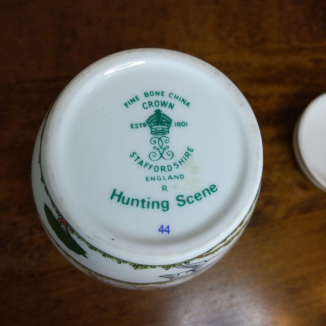 クラウンスタッフォードシャー ハンティングシーン ジンジャー・ジンジャー