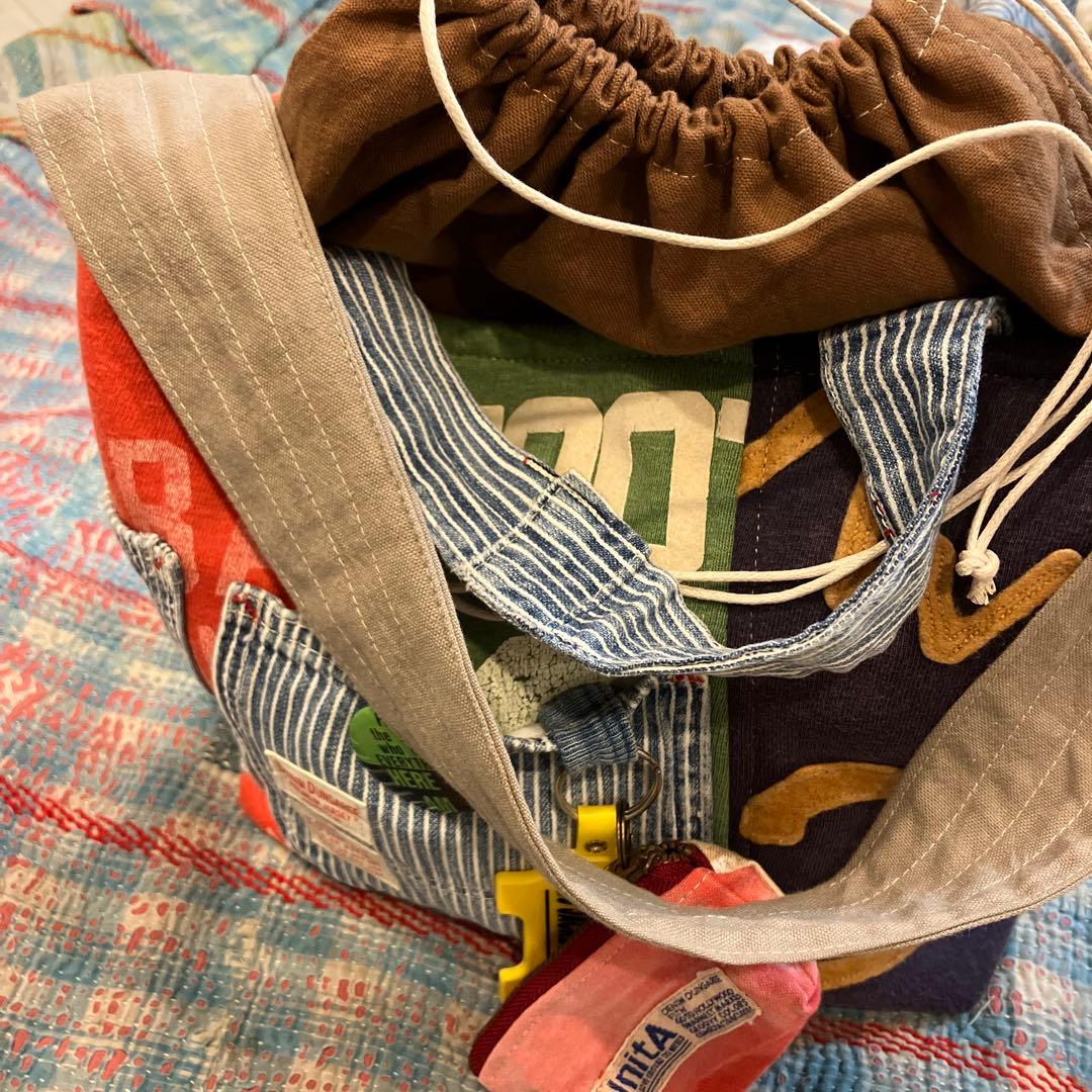 デニムリメイクバッグ2WAY