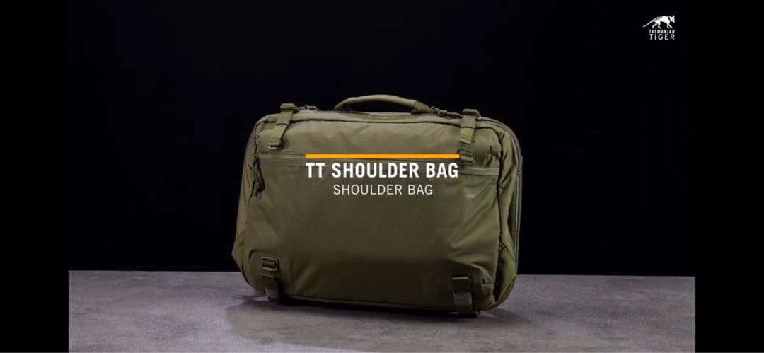 新品✨国内入手困難】タスマニアンタイガー　ショルダーバッグ オリーブ PCケース