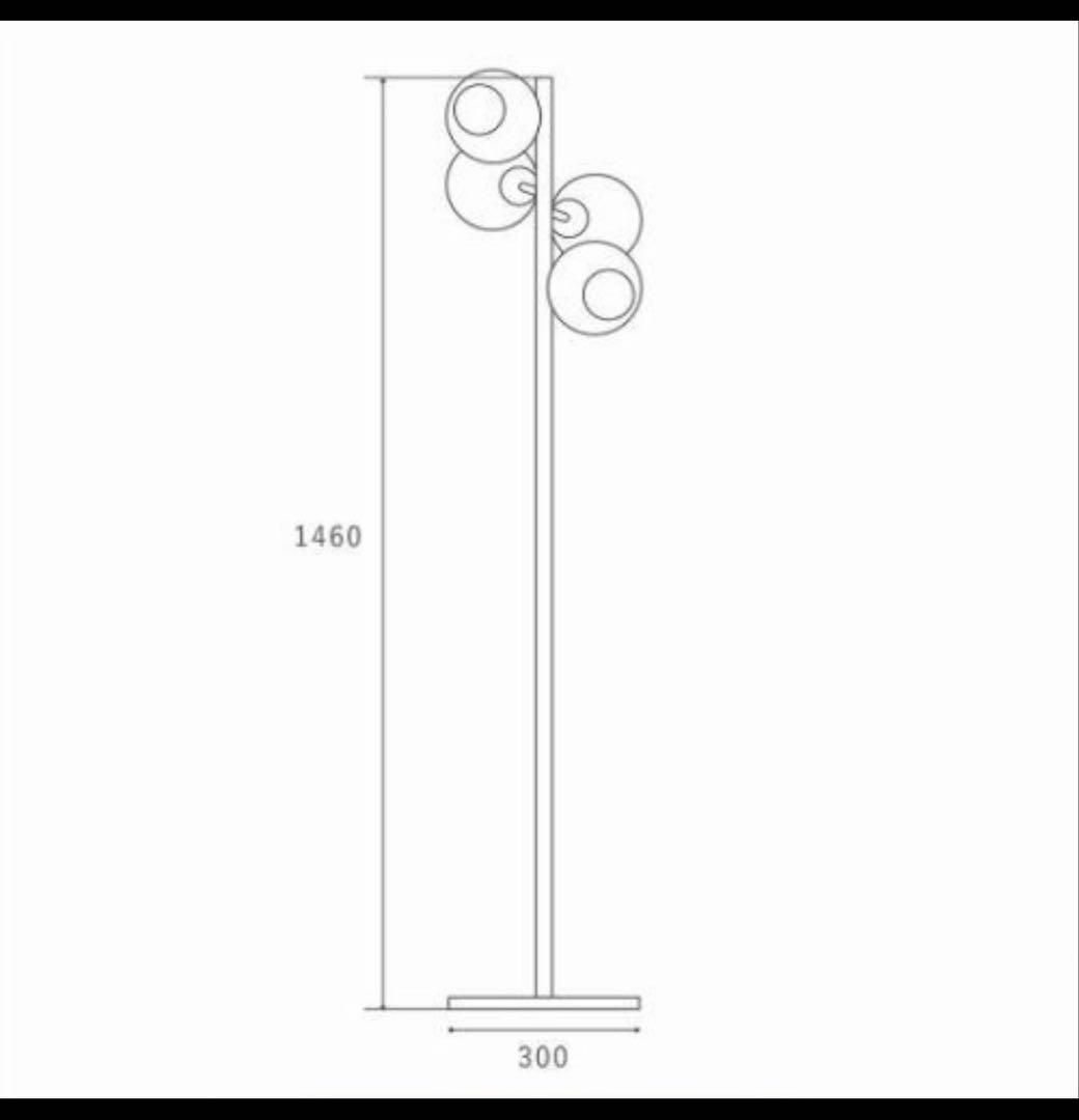 お値下げ中BIARRITZ FLOOR LAMP unico ランプ　間接照明