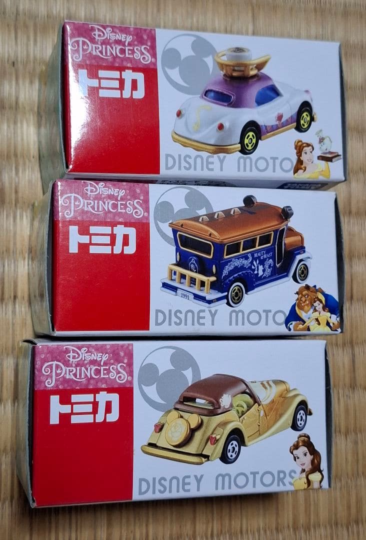 ディズニーモータース　リトルマーメイド　美女と野獣　アナと雪の女王　他　19台