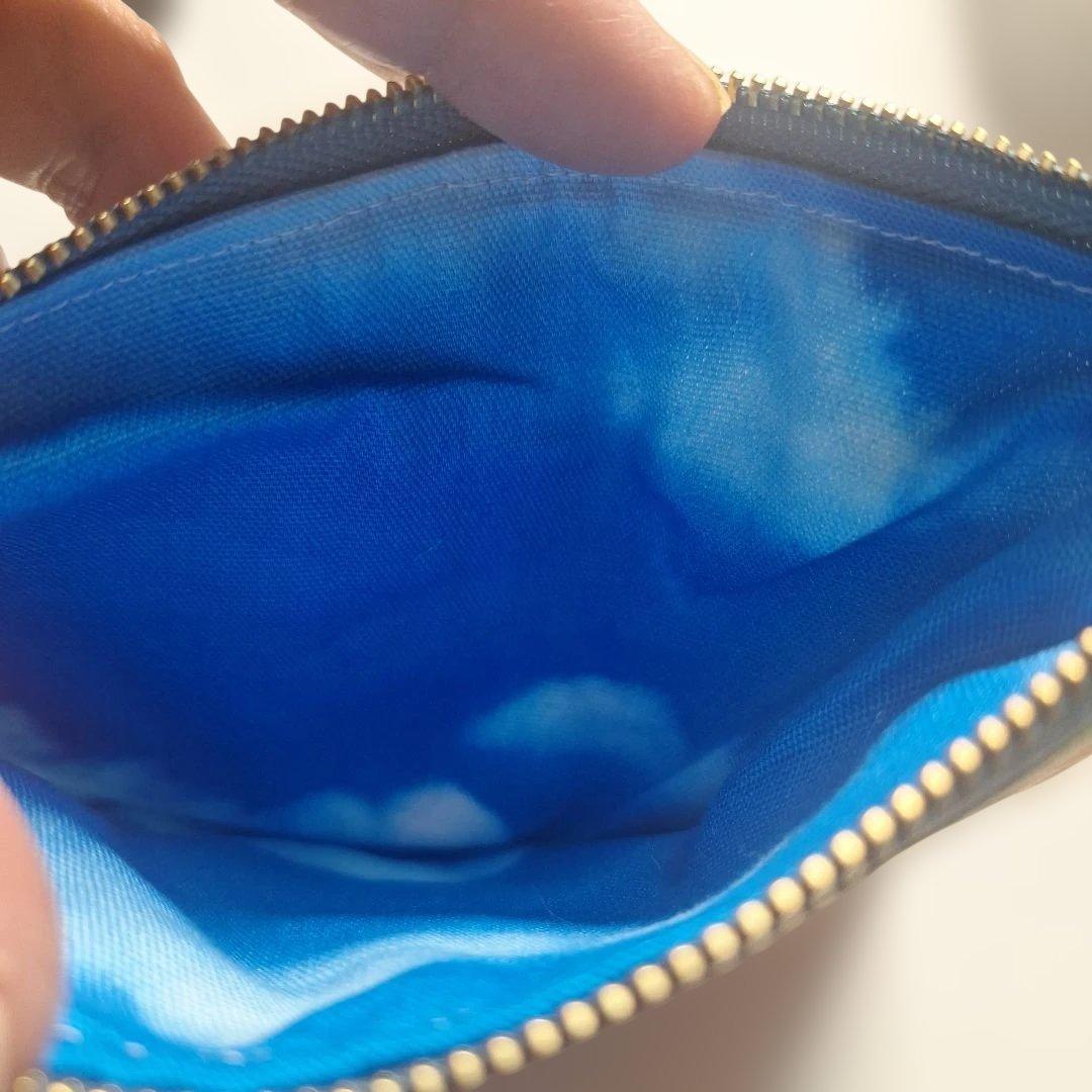 激レア女の子パネル生地　ハンドメイド　フラットポーチ