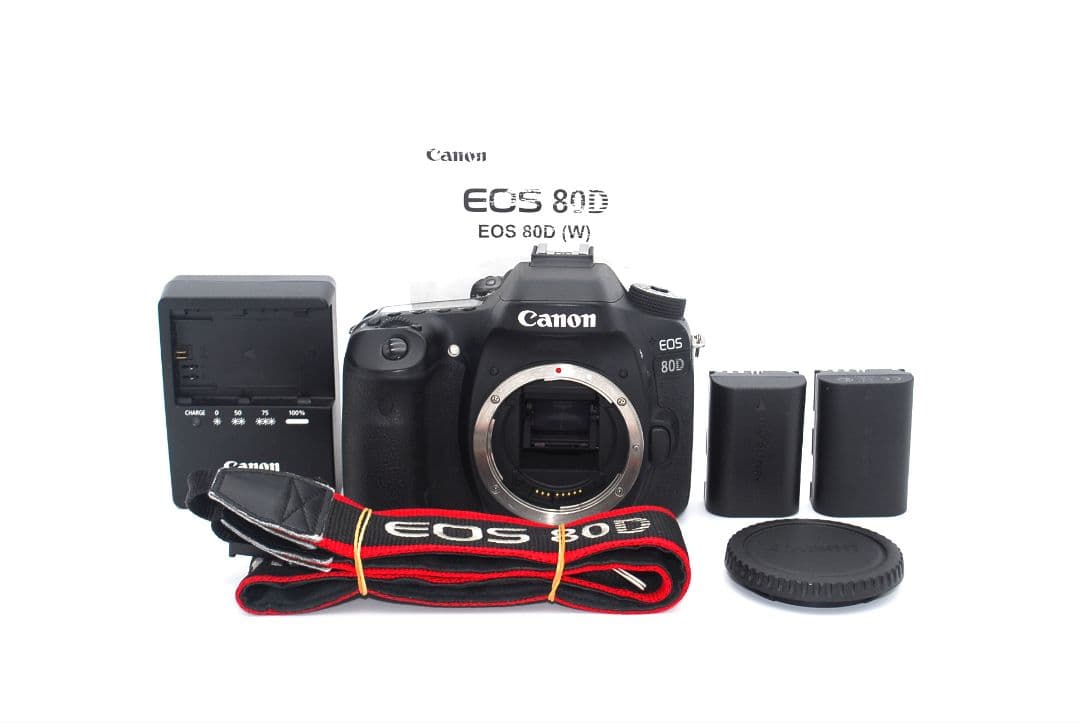バッテリー2個付き♪Canon 80D ボディ♪