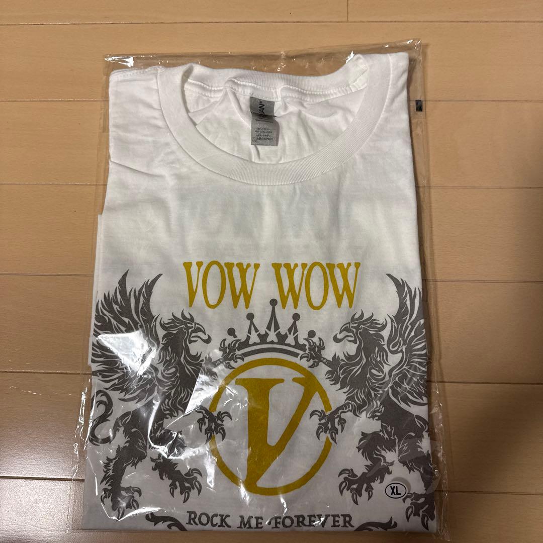 【新品未開封】VOW WOW 2026年 ライブ Tシャツ XLサイズ　ホワイト