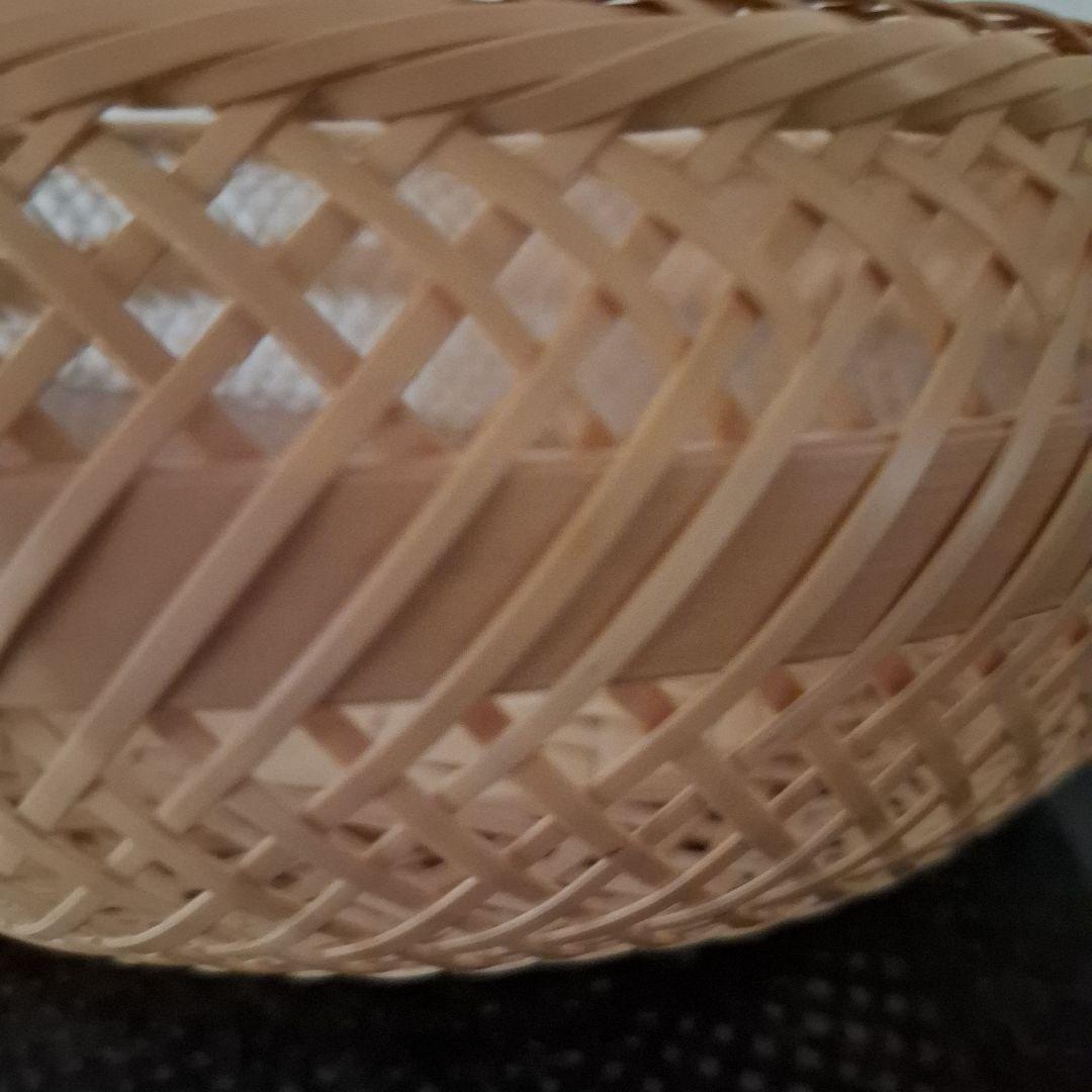 竹製の丸型ざる 約25cm鉄鉢