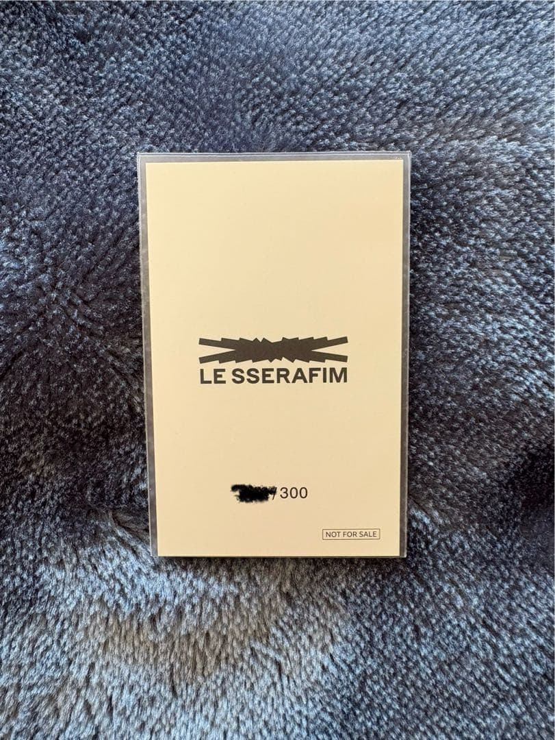 LE SSERAFIM サイン入りスペシャル・レアカード