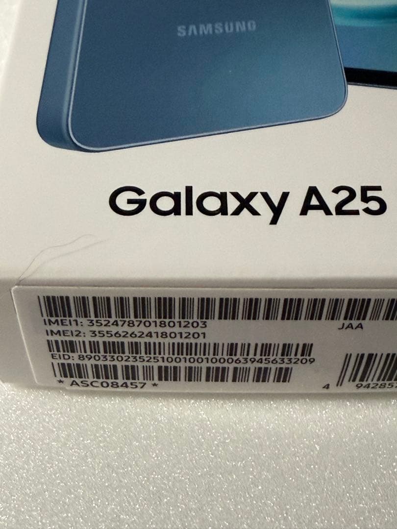 【新品未使用品】Samsung Galaxy A25 5G
