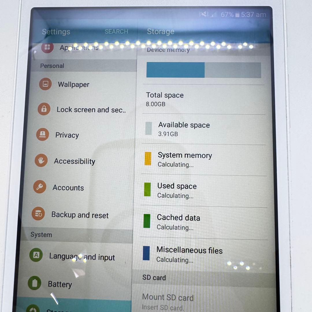 【海外版】Galaxy Tab A 7.0 (2016) SM-T285M 本体