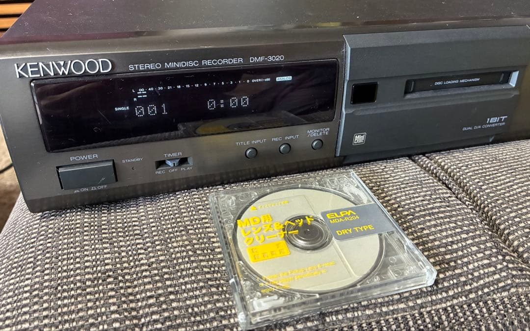 KENWOOD MDミニディスクレコーダーデッキ【正常作動】