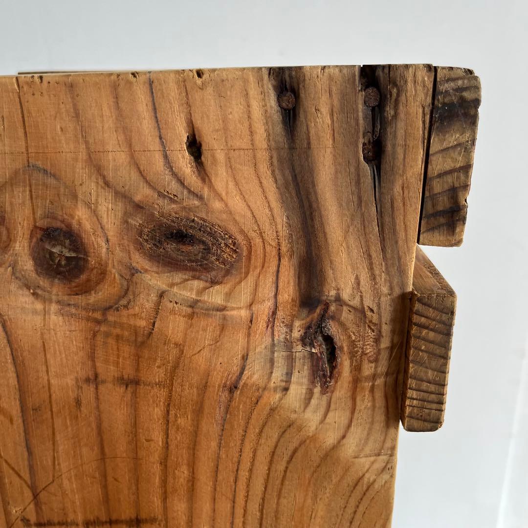 アンティーク 仕切り棚 チェスト 食器棚 書類棚 無垢材 無塗装 y6