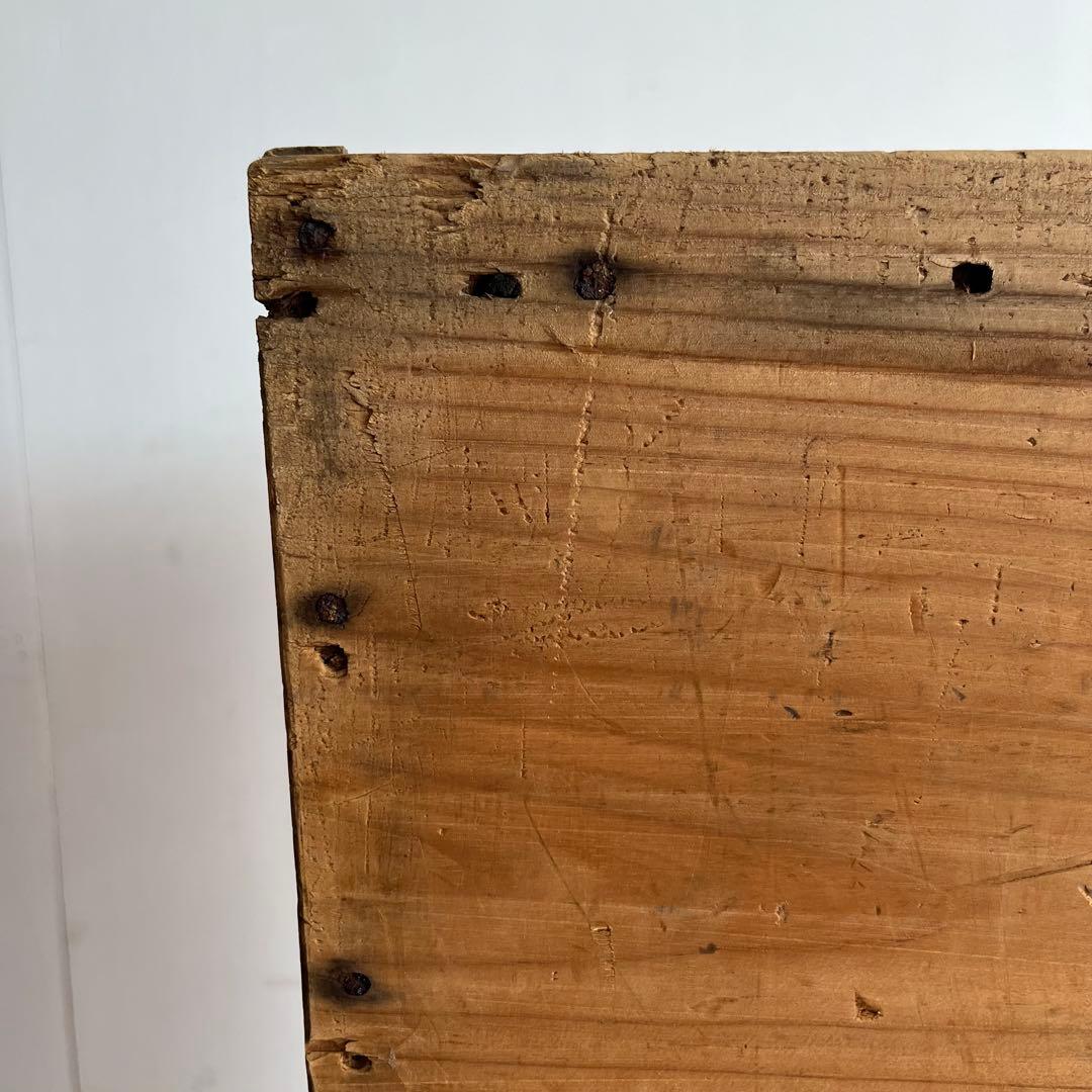 アンティーク 仕切り棚 チェスト 食器棚 書類棚 無垢材 無塗装 y6