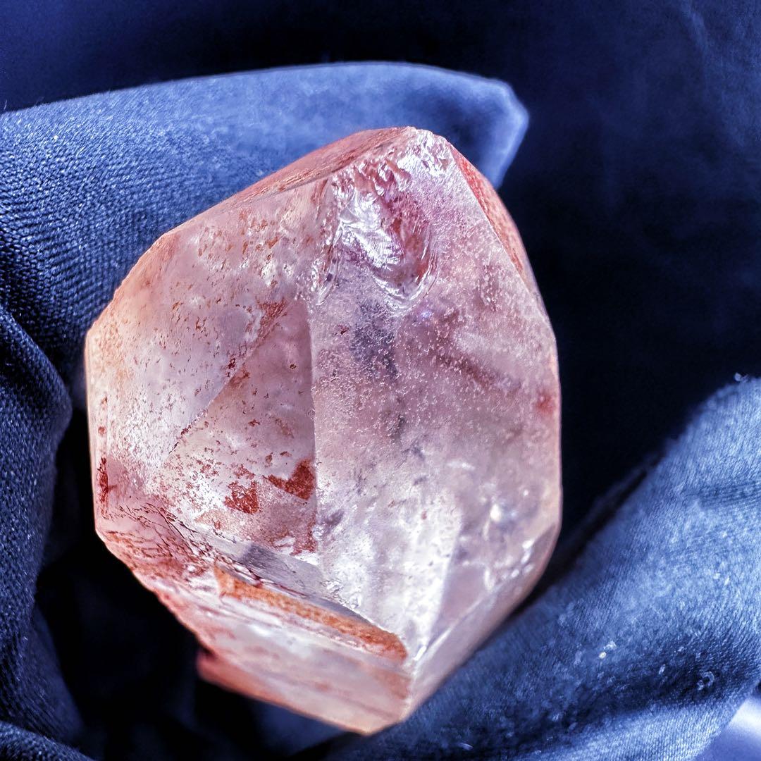 爆レア❗️超綺麗♡可愛い♡レインボー☆ピンクレムリアンシード原石ポイントA1356