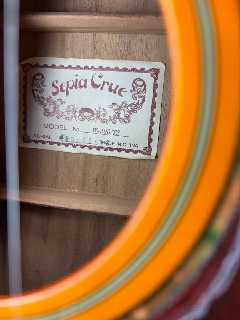 美品 sepia Crue W-200/TS アコースティックギター