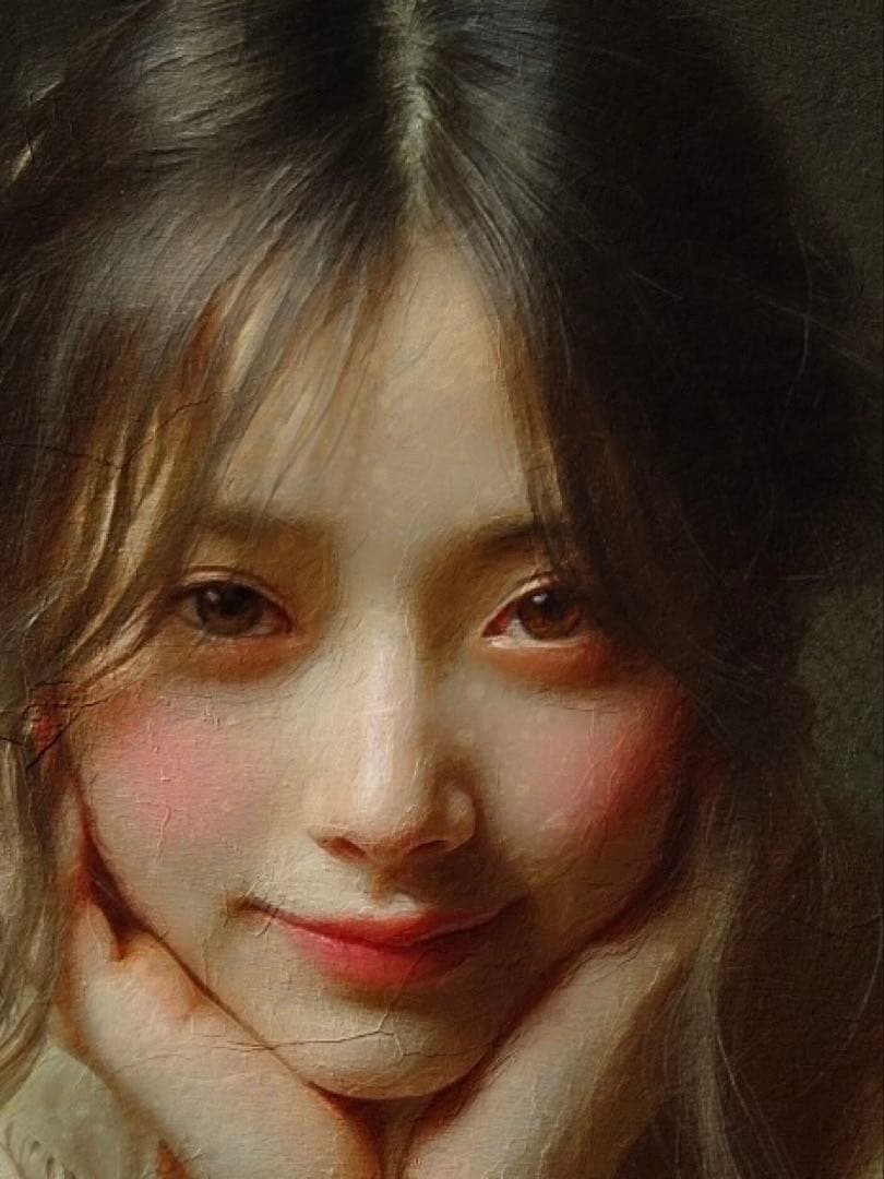 【板材に映し出された絵画】見た事ないアート作品を〜美しい肌を持つ女性のアート作品