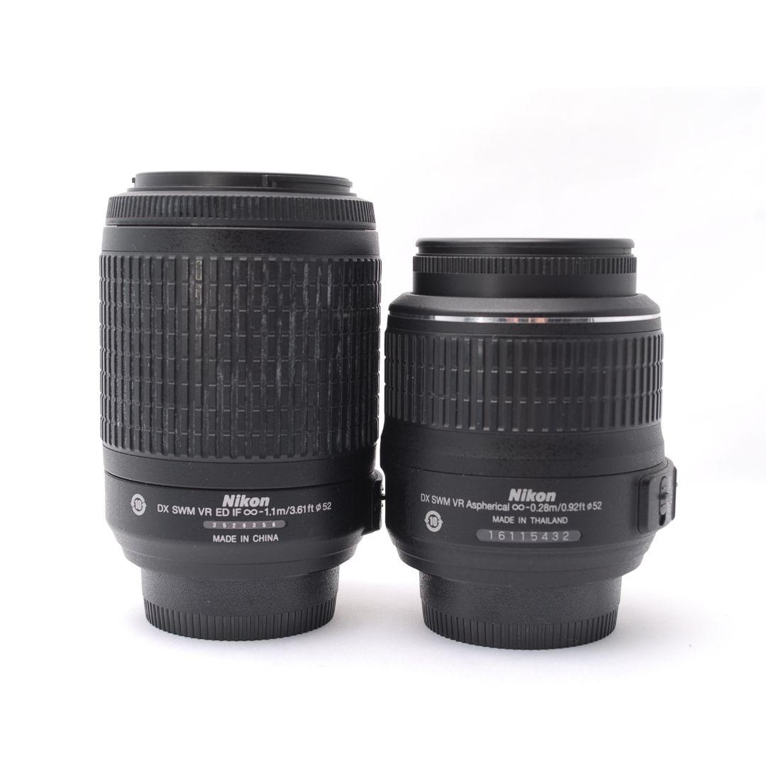 ❤即購入1000円OFF❤少ショット❤Nikon D3100 ダブルズームキット