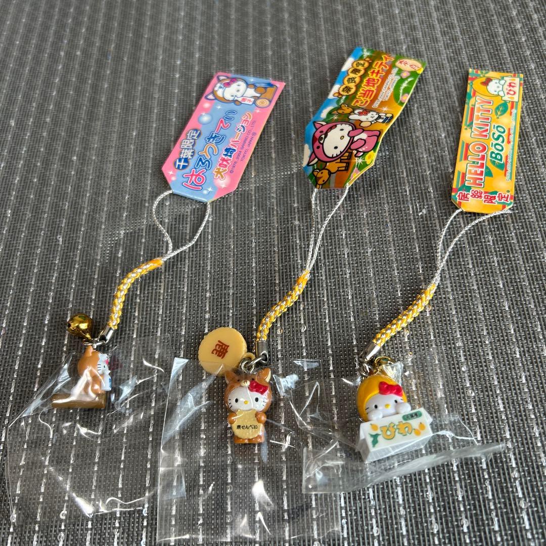 【新品未使用】ハローキティ まとめ売り10点 ストラップ 根付け