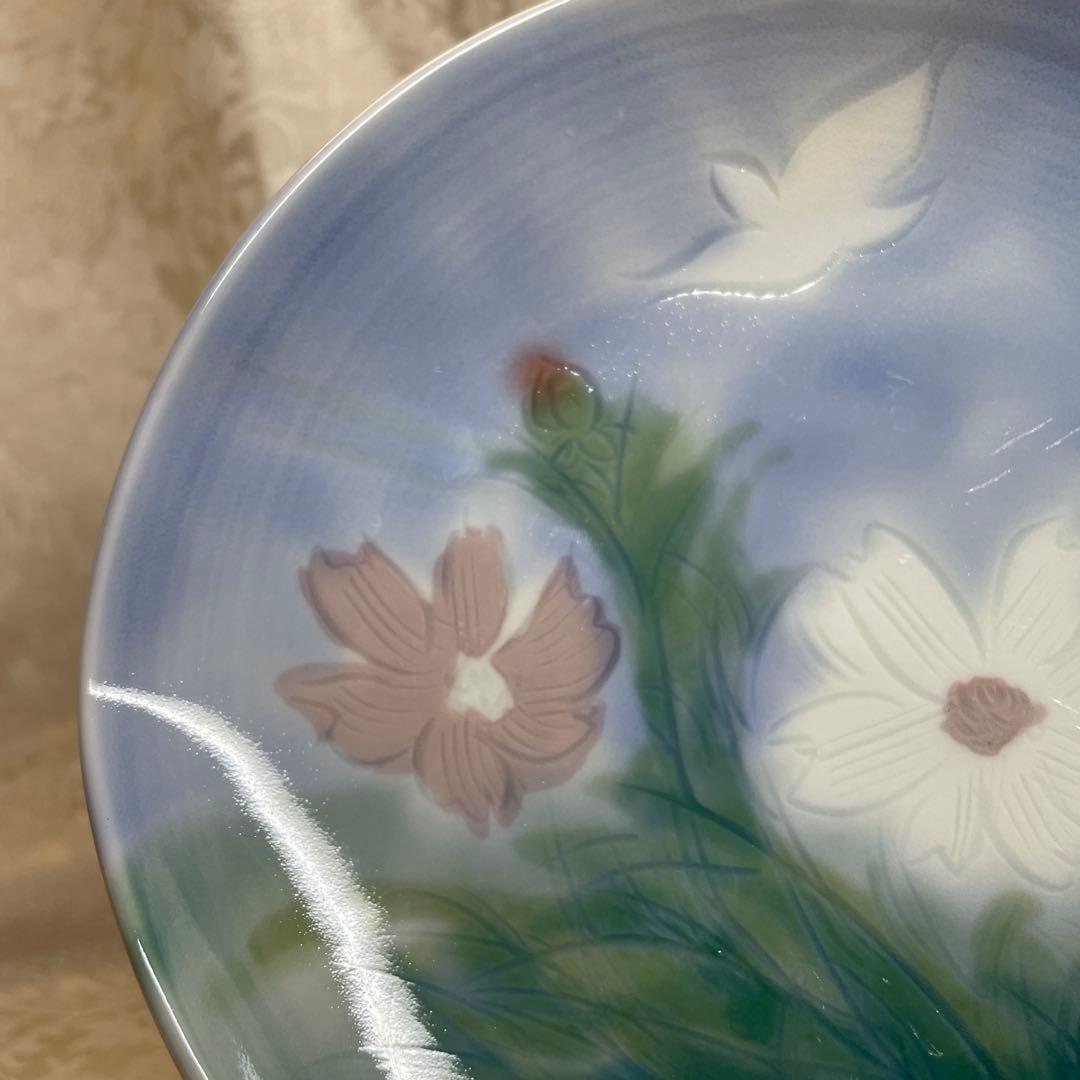 【秤屋苑子】皿　手描き　5枚　日本橋三越・銀座松屋 個展作家