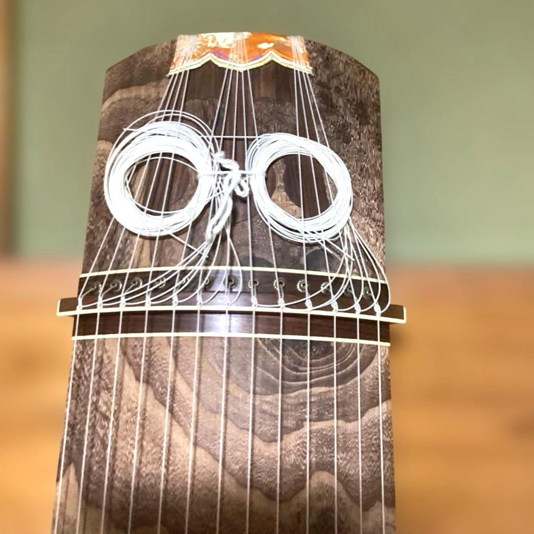 【美品】琴　和楽器　弦楽器 13弦 和琴 木製 13弦琴
