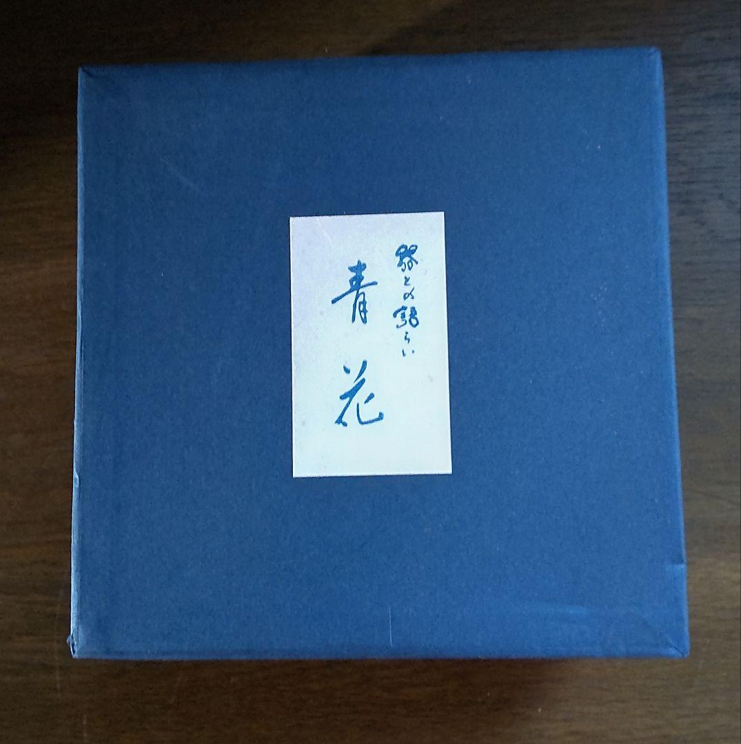 ☆未使用☆『しん窯 青花』 南蛮異人柄　中皿 プレート中 5枚セット