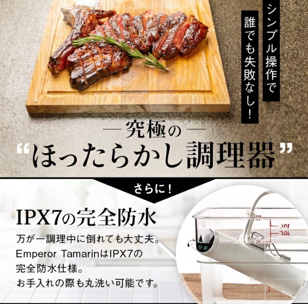 美品　EMPEROR TAMARIN 低温調理器E−L001