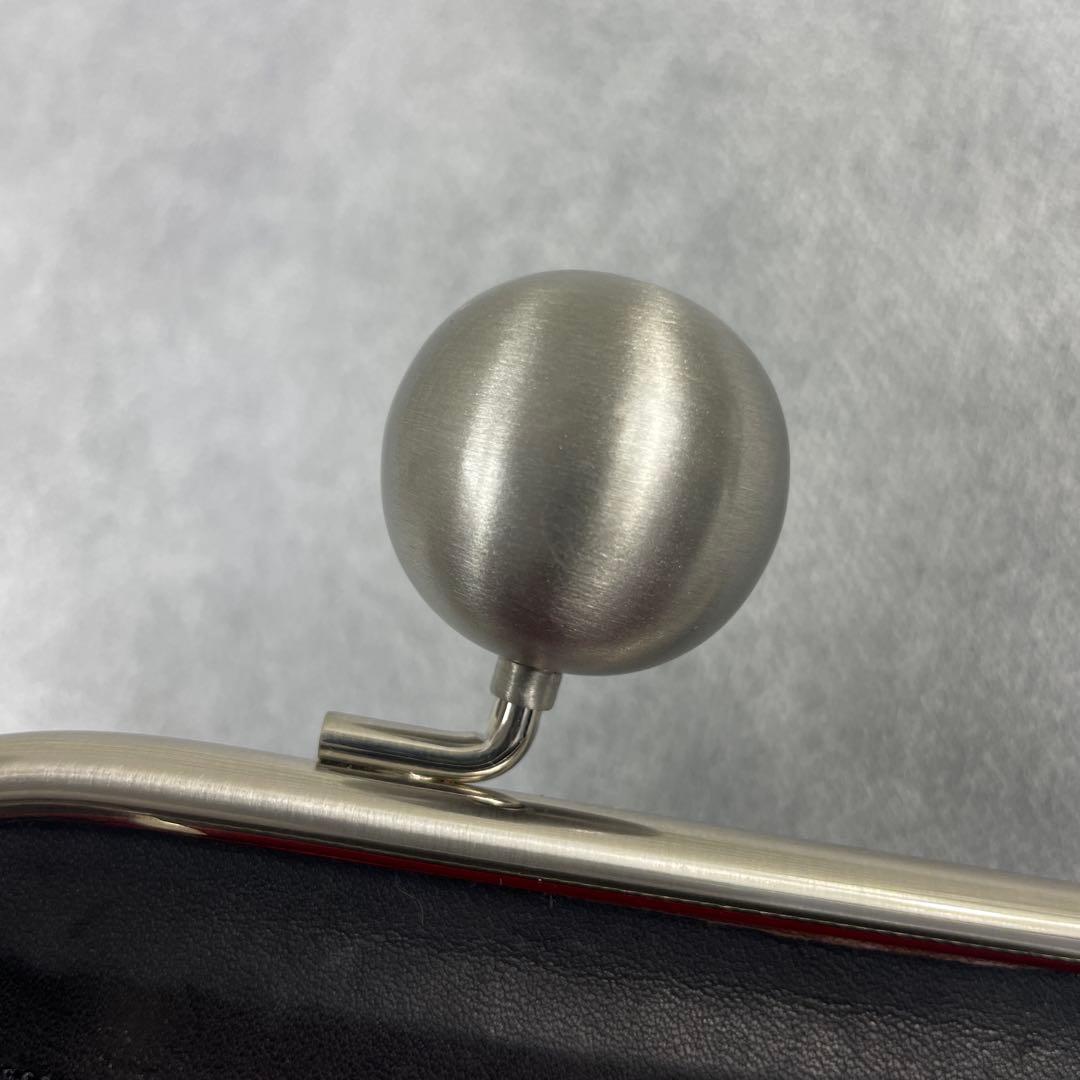 KAWA-KAWA/カワカワ、がま口財布、牛革、ブラック、日本製