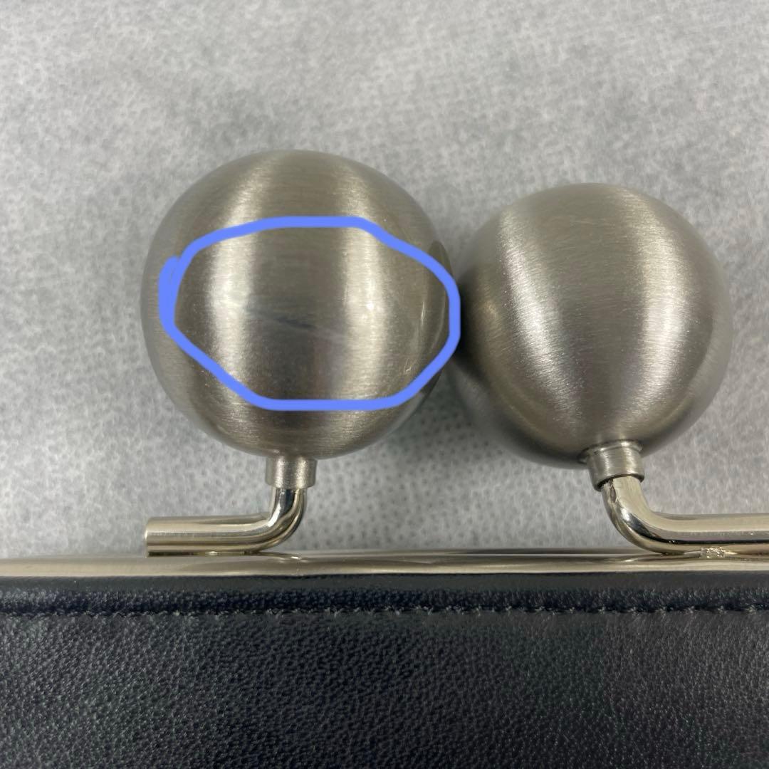 KAWA-KAWA/カワカワ、がま口財布、牛革、ブラック、日本製