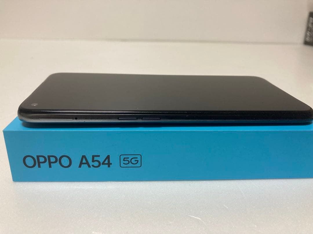 OPPO A54 5G 本体 クリアケース付き