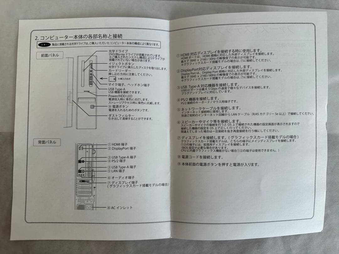 mouse SL7 Corei7 スリム型 デスクトップ 16GB 512GB