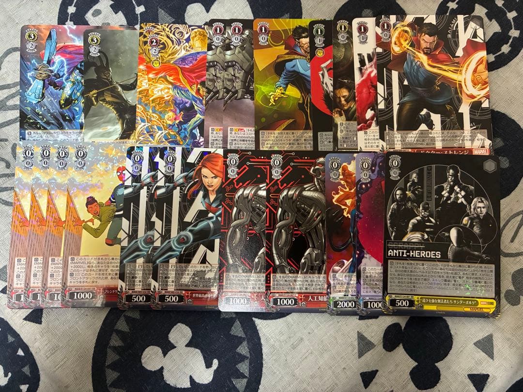 ヴァイスシュヴァルツ marvel デッキ