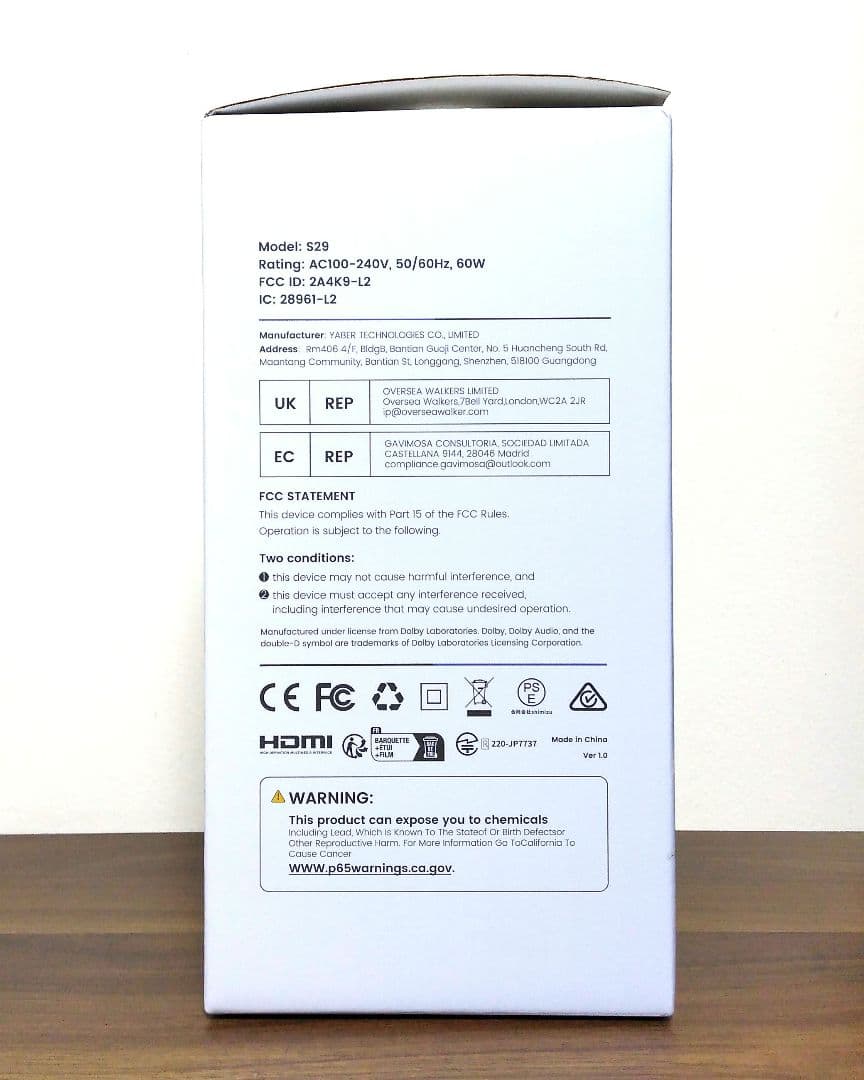 新品 プロジェクター 4k Netflixライセンス DoIby対応